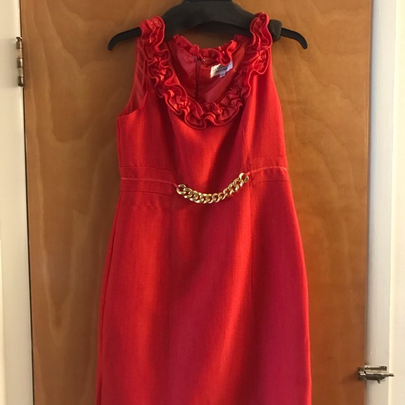 Bright red/pink NEVER WORN dress - Picture 1 of 1
